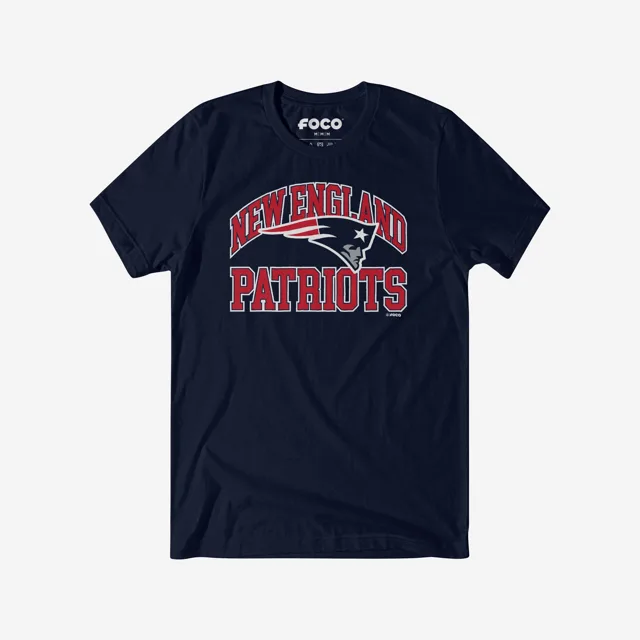 New England Patriots T-shirt avec mot-symbole arqué