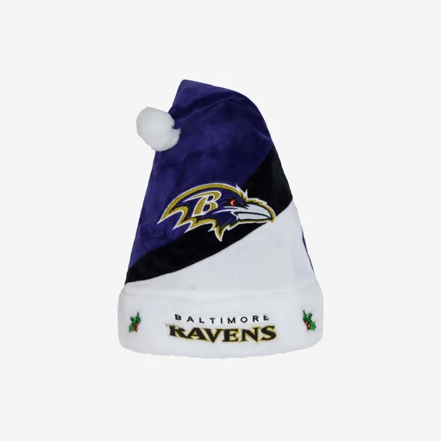 Baltimore Ravens Bonnet de Père Noël color block
