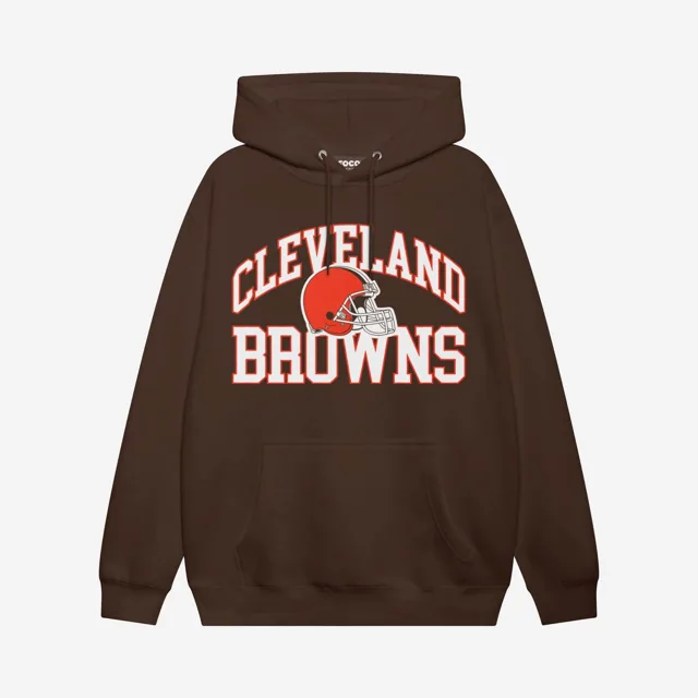 Cleveland Browns Sweat à capuche avec mot-symbole arqué