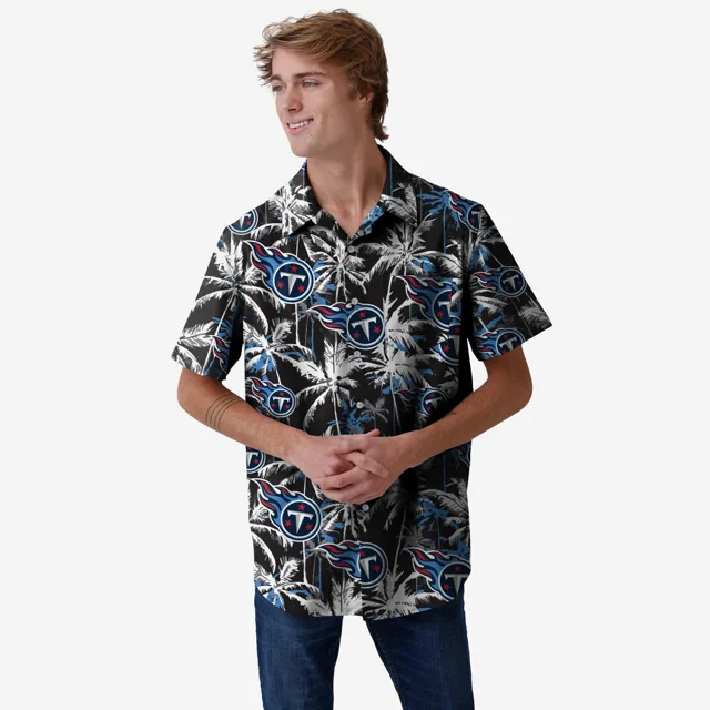 Tennessee Titans Chemise boutonnée à fleurs noire