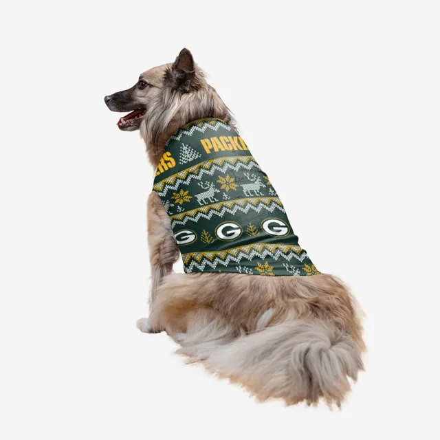 Green Bay Packers Pull moche pour vacances en famille pour chiens