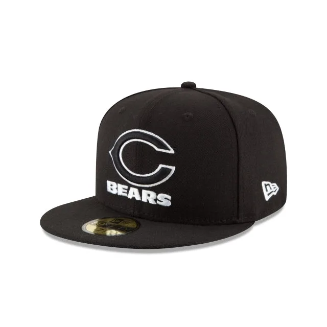 Chicago Bears Chapeau ajusté 59FIFTY noir et blanc