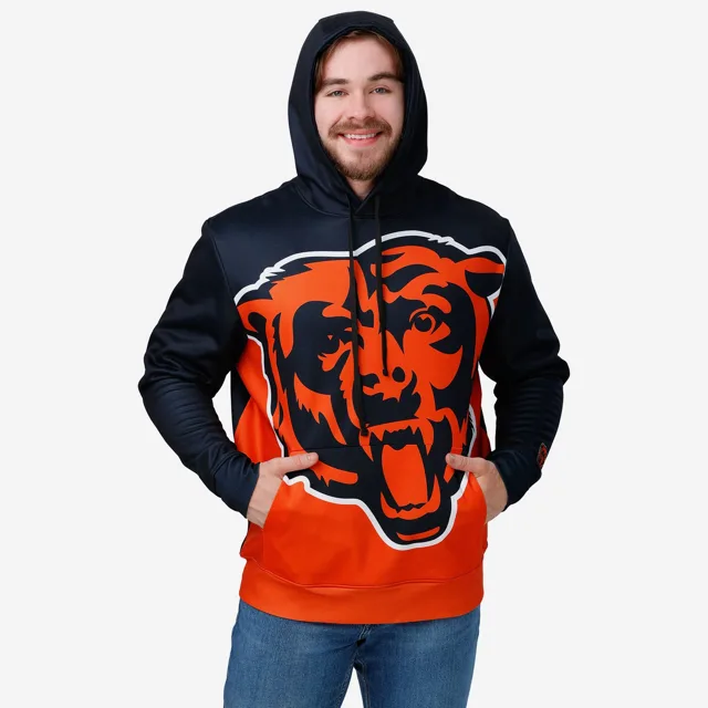 Sweat à capuche Chicago Bears avec logo en gras