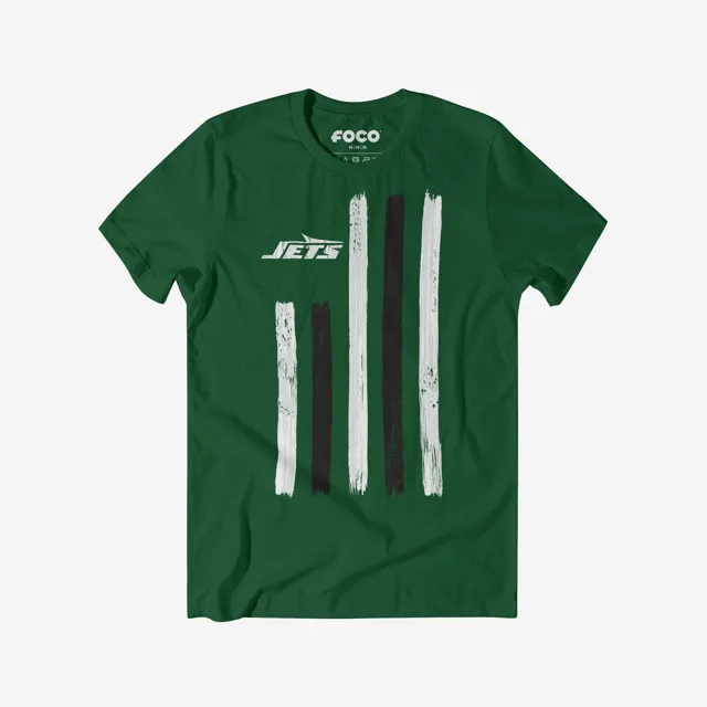 New York Jets T-shirt drapeau coup de pinceau
