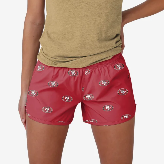 San Francisco 49ers Mini short de course imprimé pour femme