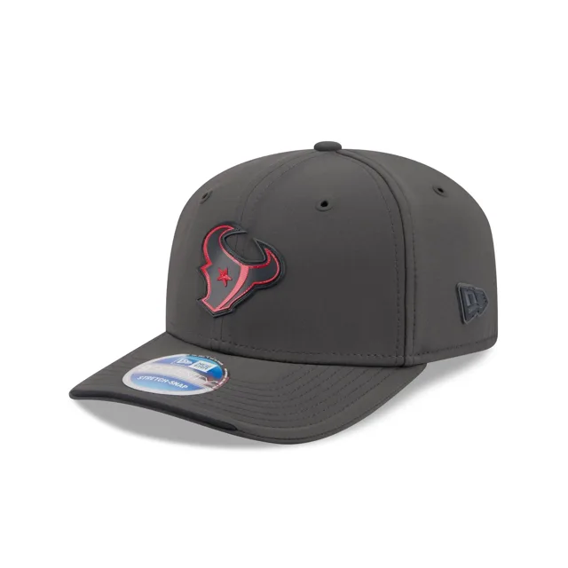 Houston Texans 2026 Sideline Cold Weather 9SEVENTY Bonnet extensible à bouton-pression