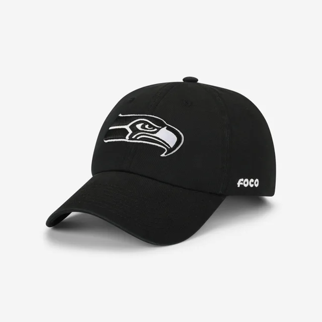 Casquette décontractée noire et blanche Seattle Seahawks