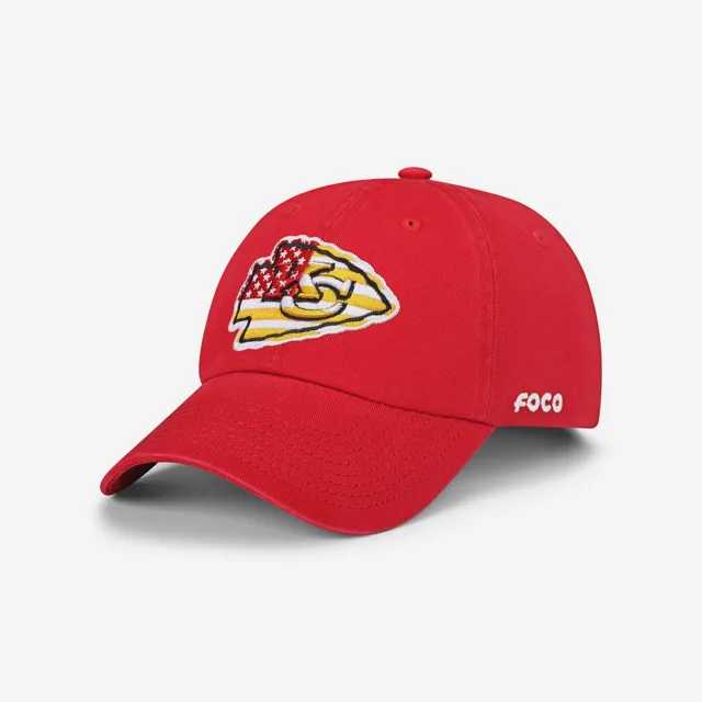 Kansas City Chiefs Casquette décontractée avec logo principal Americana