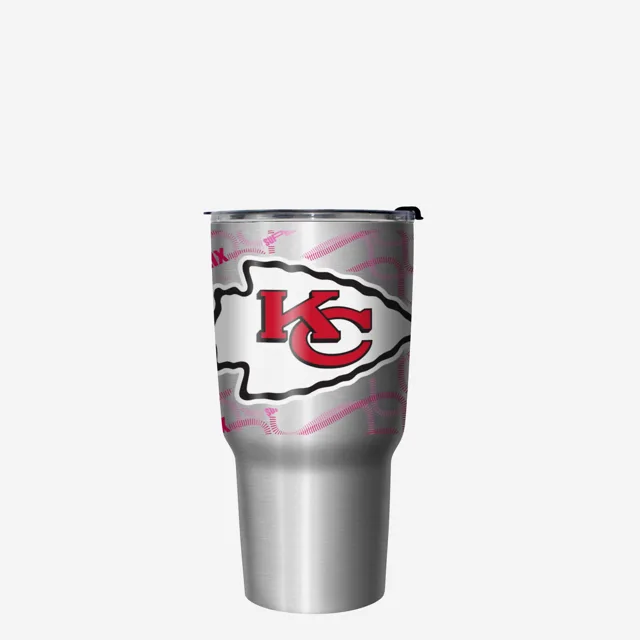 Kansas City Chiefs Super Bowl LIX Bound Silver Gobelet en acier inoxydable de 27 oz