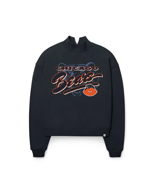 Chicago Bears HISTORIC VARSITY HOUSE '47 PULL À COL MONTANT POUR FEMME