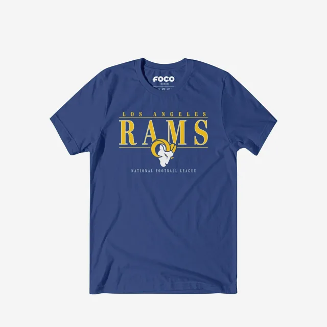 T-shirt à barre signature Los Angeles Rams