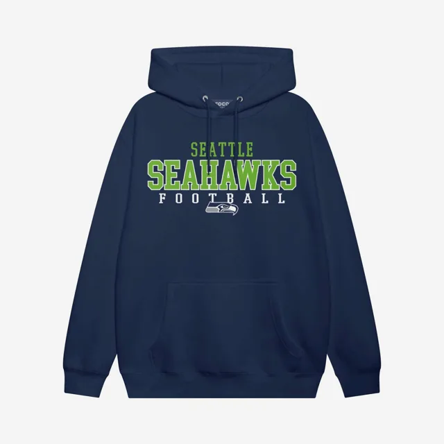 Seattle Seahawks Sweat à capuche avec logo de football