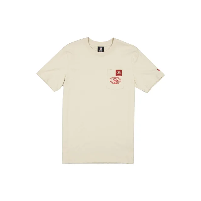 San Francisco 49ers T-shirt matelassé à poche en pierre