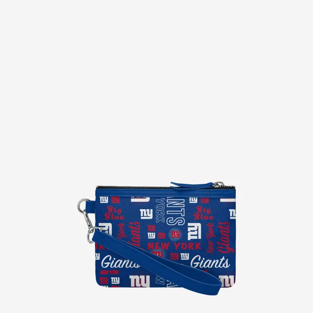 New York Giants Bracelet imprimé avec logo répété de la collection Spirited Style