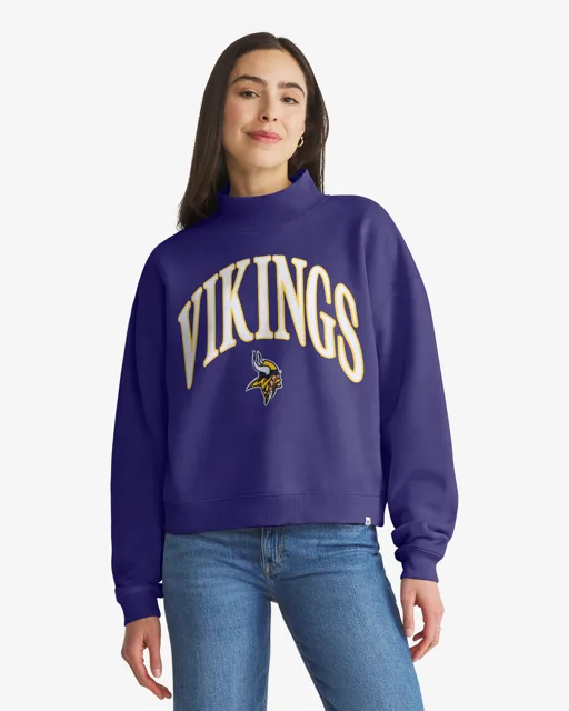 Minnesota Vikings PULL À COL MONTANT VANTAGE '47 POUR FEMME