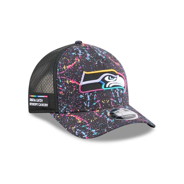 Seattle Seahawks 2025 Casquette de camionneur Crucial Catch 9FORTY M-Crown A-Frame