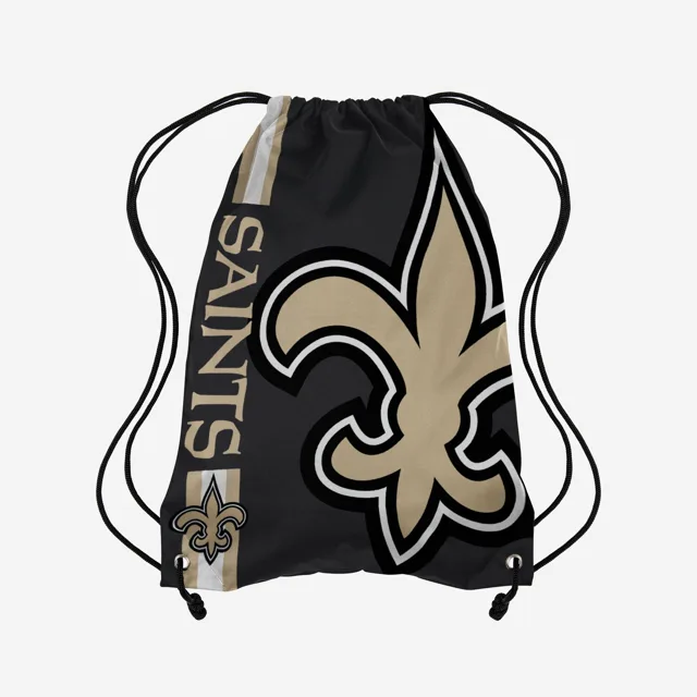 New Orleans Saints Sac à dos à cordon avec grand logo