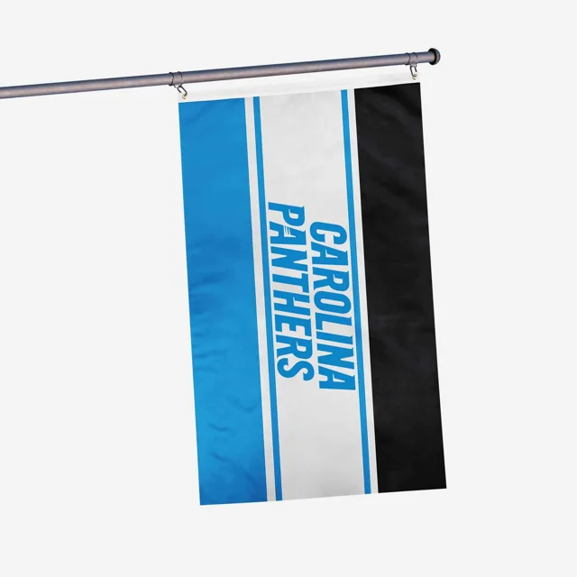 Drapeau horizontal Carolina Panthers