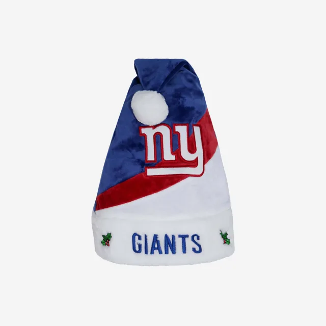 New York Giants Bonnet de Père Noël color block
