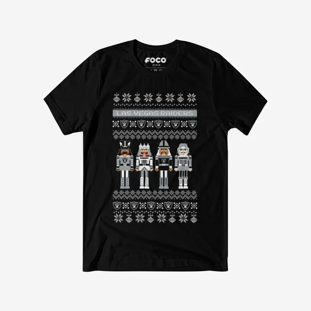 Las Vegas Raiders T-shirt pull casse-noisette des fêtes
