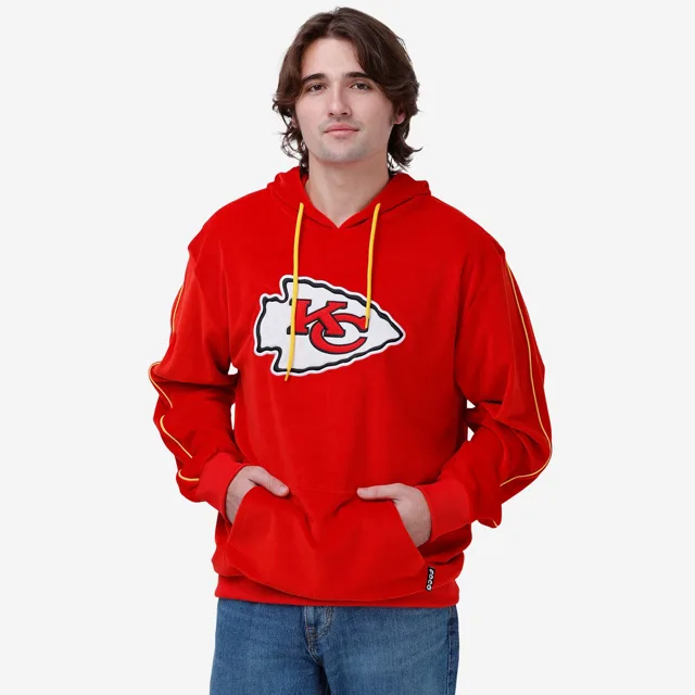 Sweat à capuche en velours Kansas City Chiefs