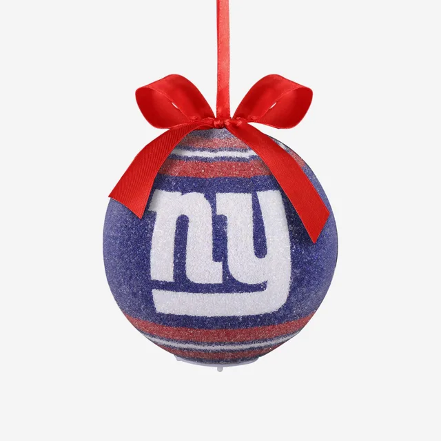 New York Giants Ornement boule incassable à LED