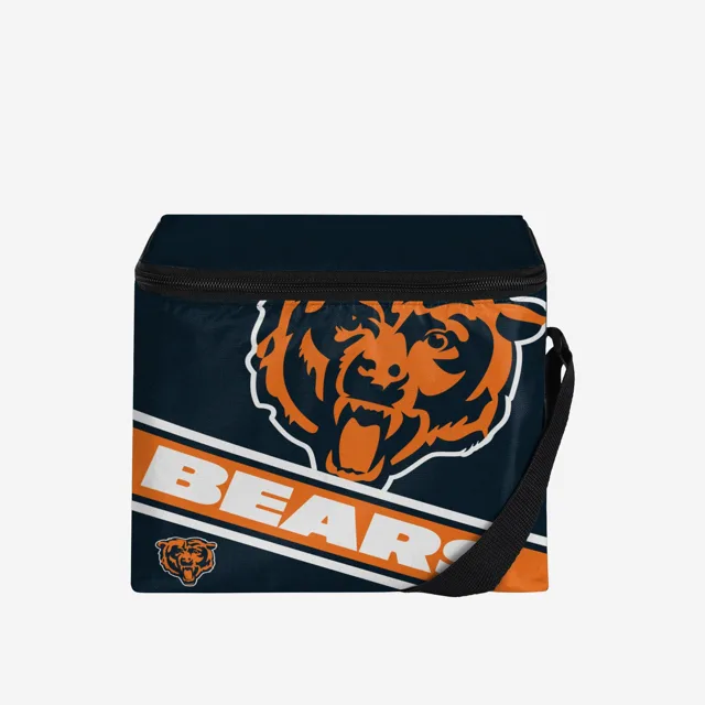 Chicago Bears Lot de 6 glacières avec grand logo et rayures