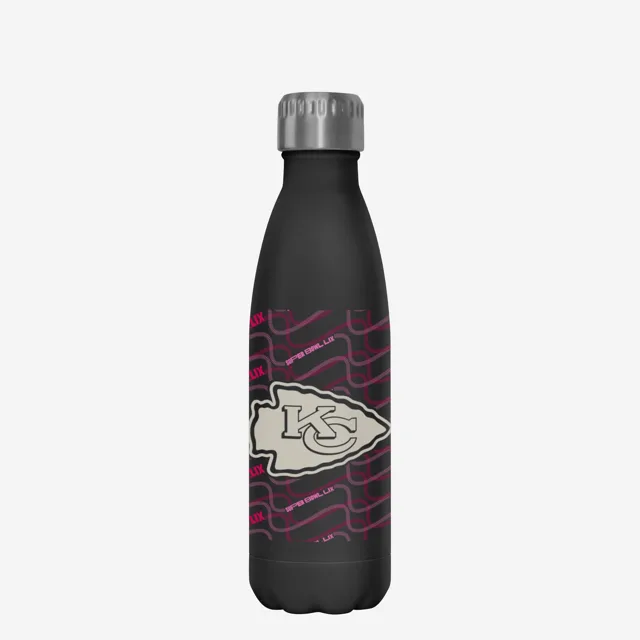 Kansas City Chiefs Super Bowl LIX Bound Noir Bouteille en acier inoxydable de 17 oz