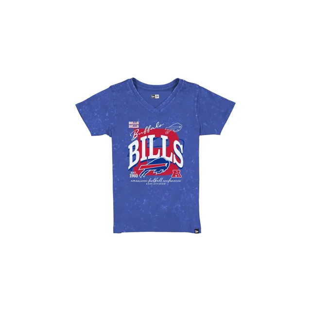 Buffalo Bills T-shirt bleu délavé pour filles
