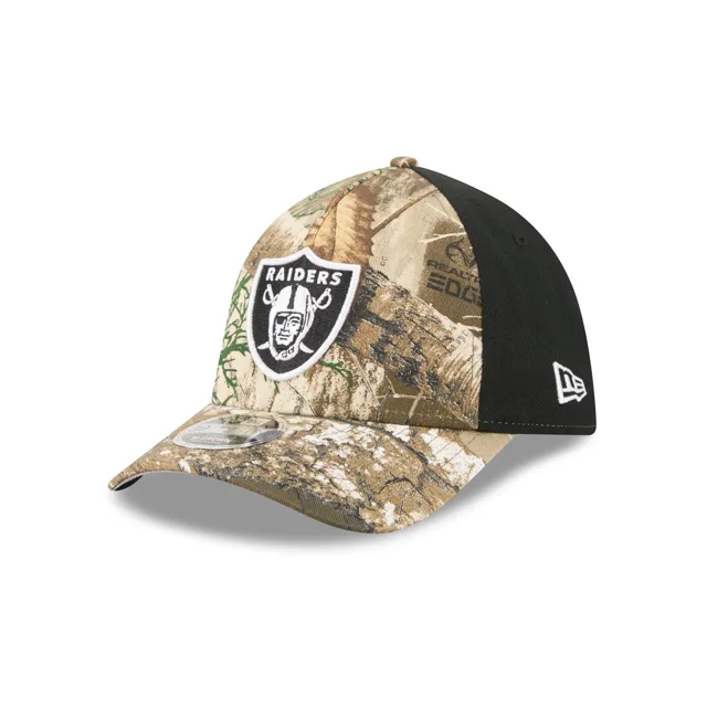 Las Vegas Raiders Poly Realtree 39THIRTY Chapeau extensible à cadre en M M-Crown