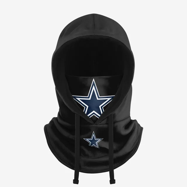 Dallas Cowboys Guêtre à capuche noire avec cordon de serrage