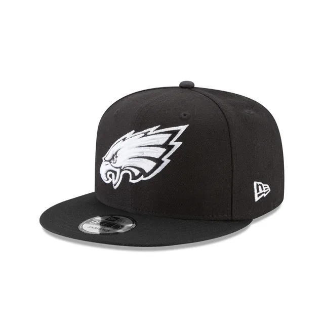 Philadelphia Eagles Casquette Snapback 9FIFTY Basic Noir et Blanc