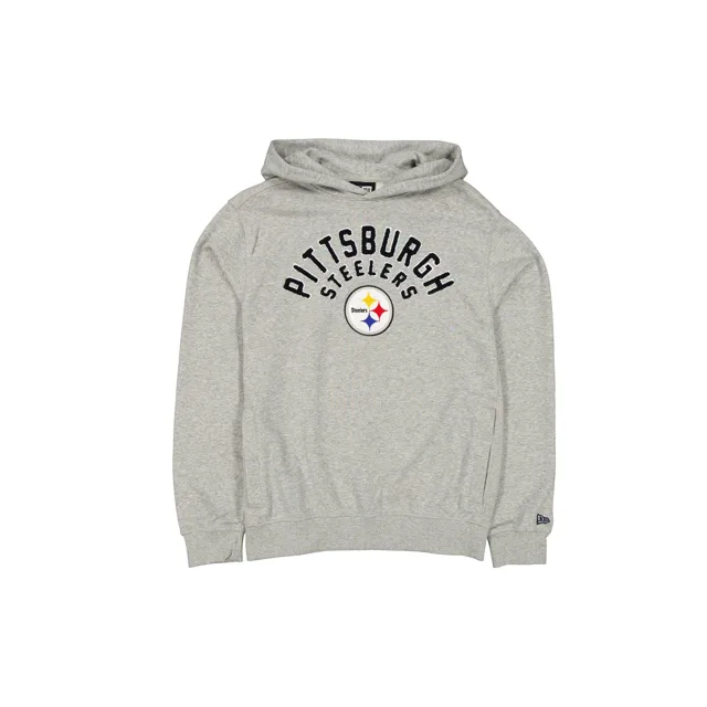 Pittsburgh Steelers Sport Night Sweat à capuche gris chiné