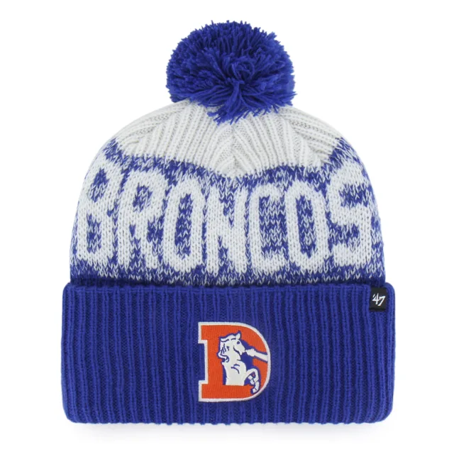 Denver Broncos Tricot à revers historique Bone Chill '47