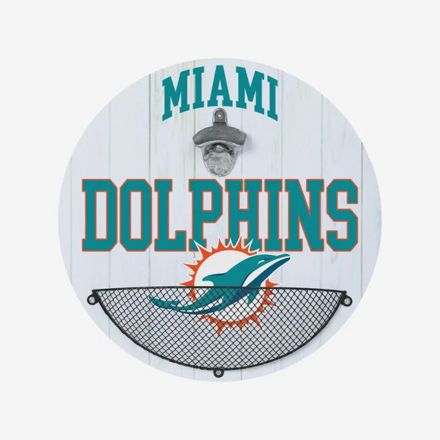 Miami Dolphins Ouvre-bouteille Cap Catcher Panneau mural