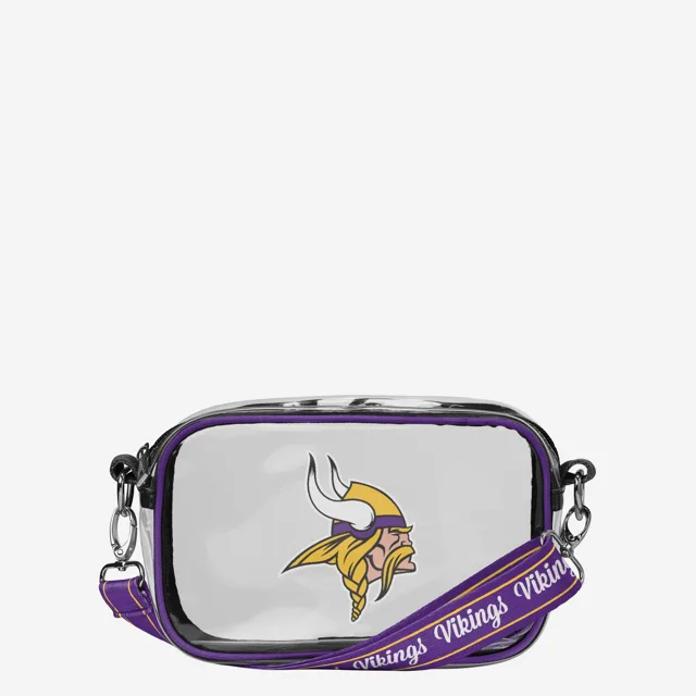 Sac à bandoulière transparent Minnesota Vikings Team Stripe