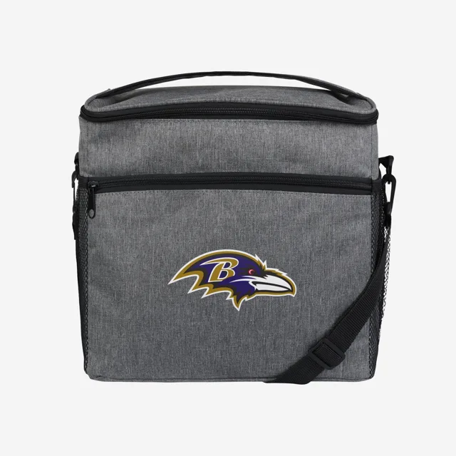 Baltimore Ravens Lot de 24 refroidisseurs pour hayon gris chiné