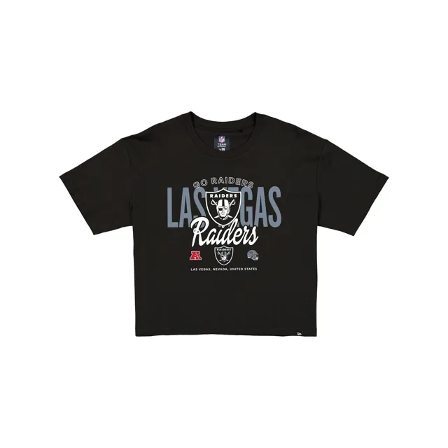Las Vegas Raiders 2026 T-shirt court noir fonctionnel Fandom pour femmes