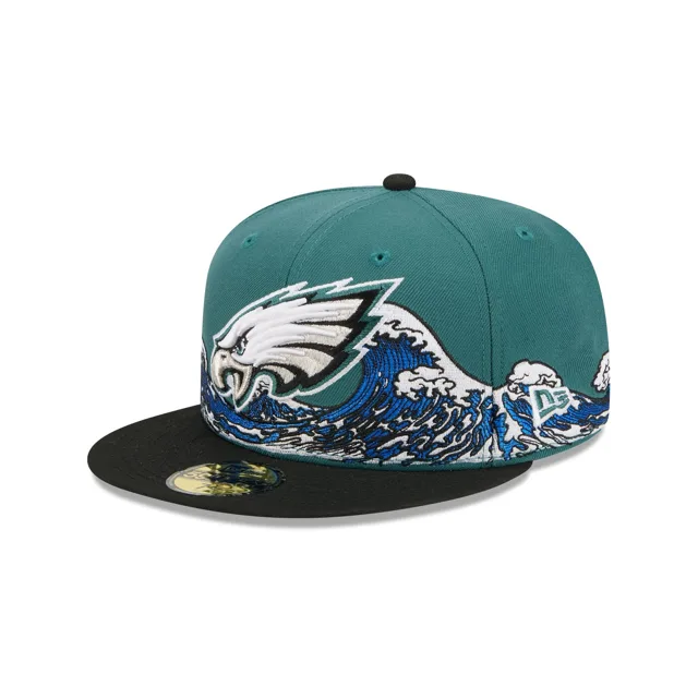 Philadelphia Eagles Tidal Flow 59FIFTY Chapeau ajusté