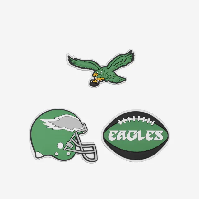 Philadelphia Eagles Kelly Green Lot de 3 breloques fourre-tout pour hayon