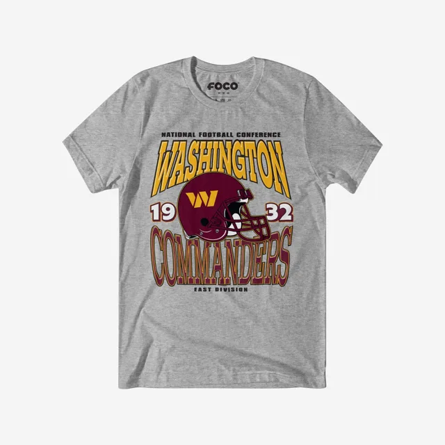 Washington Commanders T-shirt casque d'équipe classique