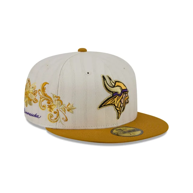 Minnesota Vikings Casquette ajustée à chevrons chromée 59FIFTY