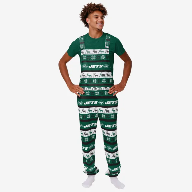 New York Jets Salopette à bretelles Ugly Home Gating pour hommes