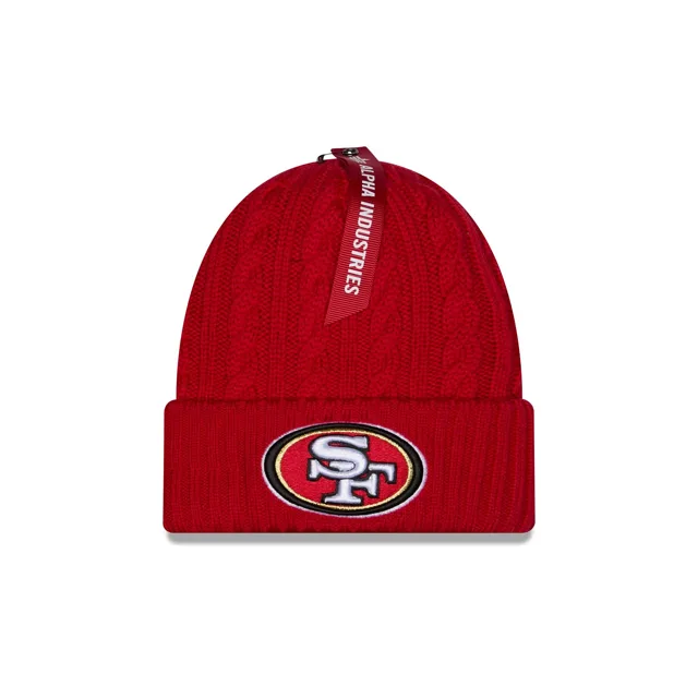 Alpha Industries x San Francisco 49ers Bonnet en tricot torsadé