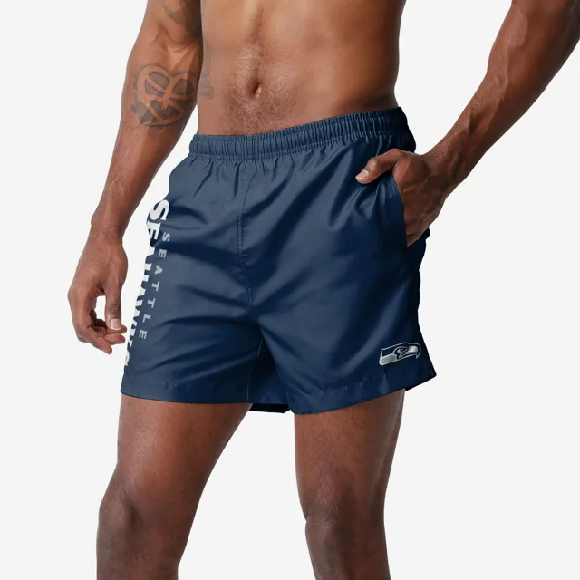 Seattle Seahawks Maillot de bain uni Wordmark 5,5"