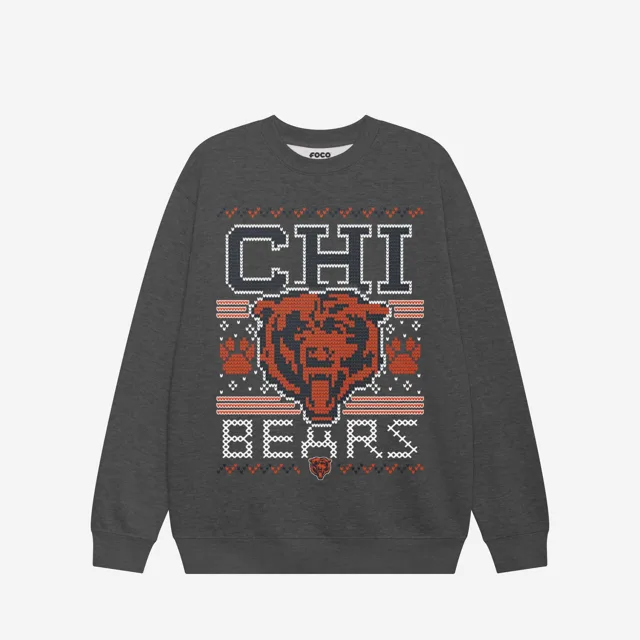 Chicago Bears Sweat-shirt à col rond des fêtes