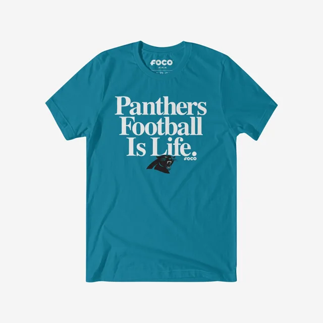 Carolina Panthers T-shirt Le football est la vie