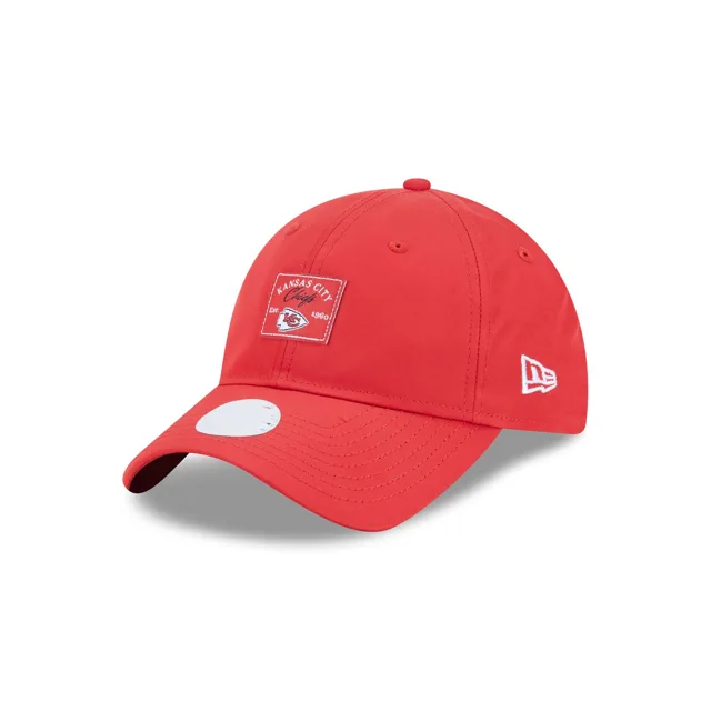 Kansas City Chiefs Chapeau de queue de cheval à dos ouvert pour femme avec patch tissé