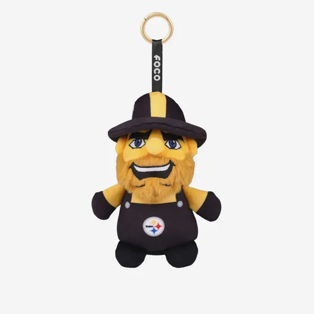 Pittsburgh Steelers Porte-clés en peluche Teamie Beanie avec breloque pour sac