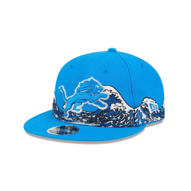 Detroit Lions Tidal Flow Retro Crown 9FIFTY Chapeau réglable